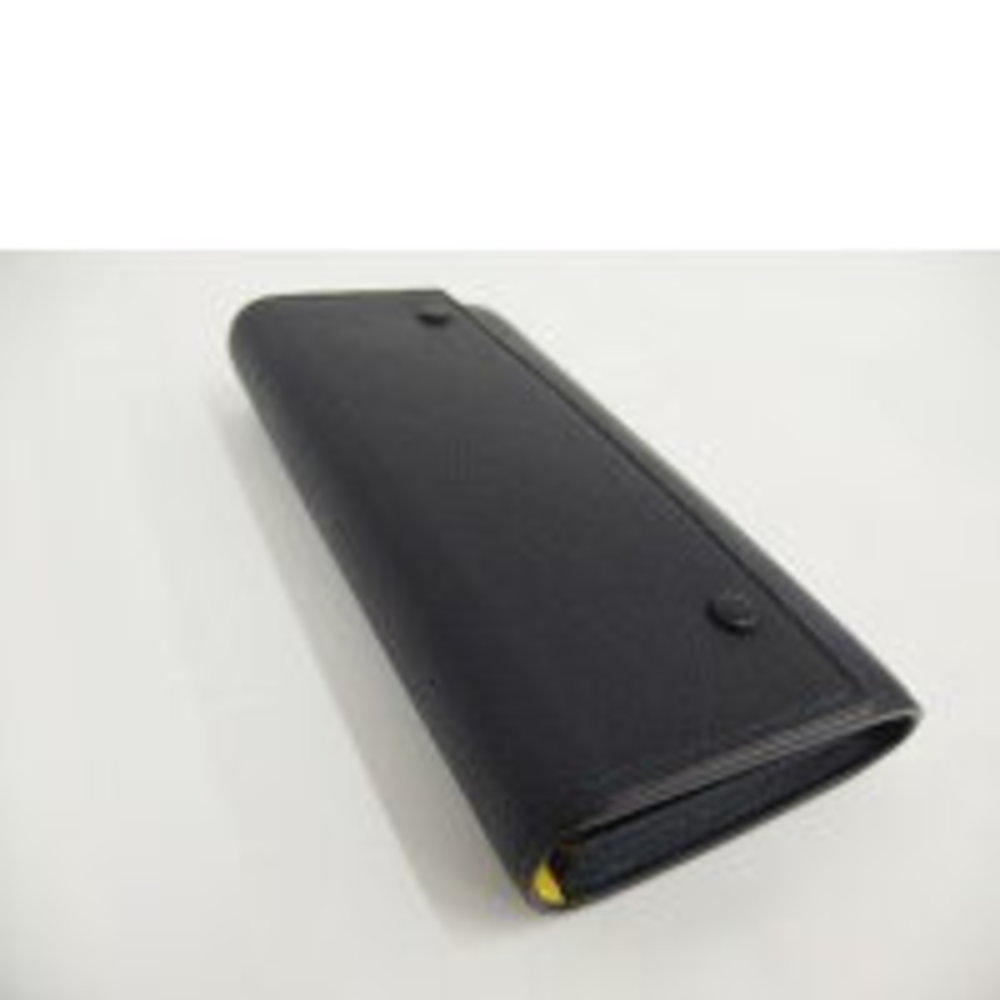 Celine Multi Function Long Wallet Black Yellow - image 3